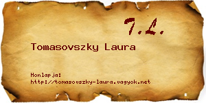 Tomasovszky Laura névjegykártya